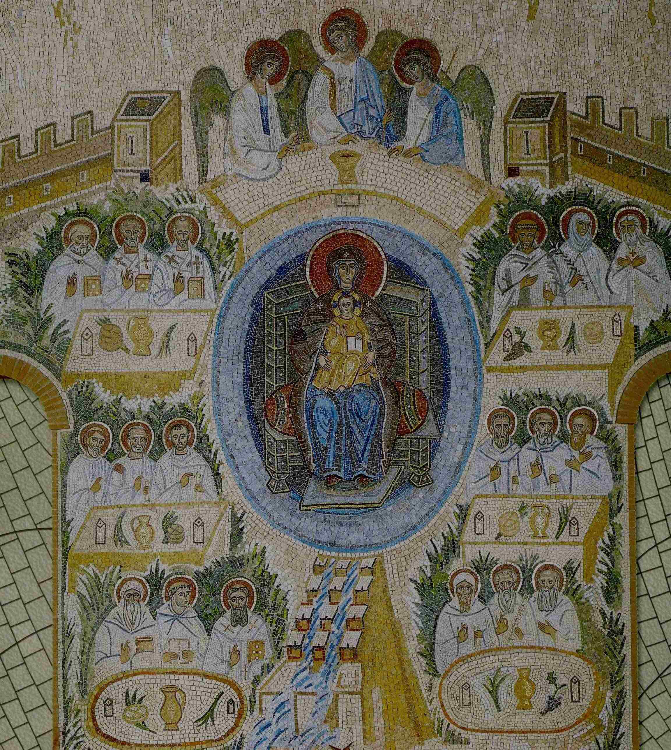 Himmlisches Jerusalem Marko Ivan Rupnik (geb. 1954): Mosaikgestaltung ...