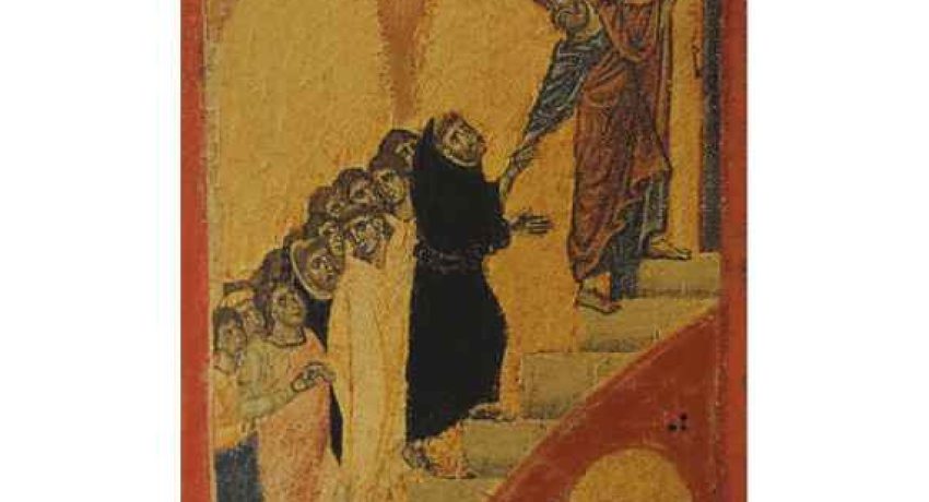 1280 um, Guido da Siena, Toskana, Weltgericht, Tempera, Pforte, Italien © Museo d'Arte Sacra della Diocesi, Grosseto