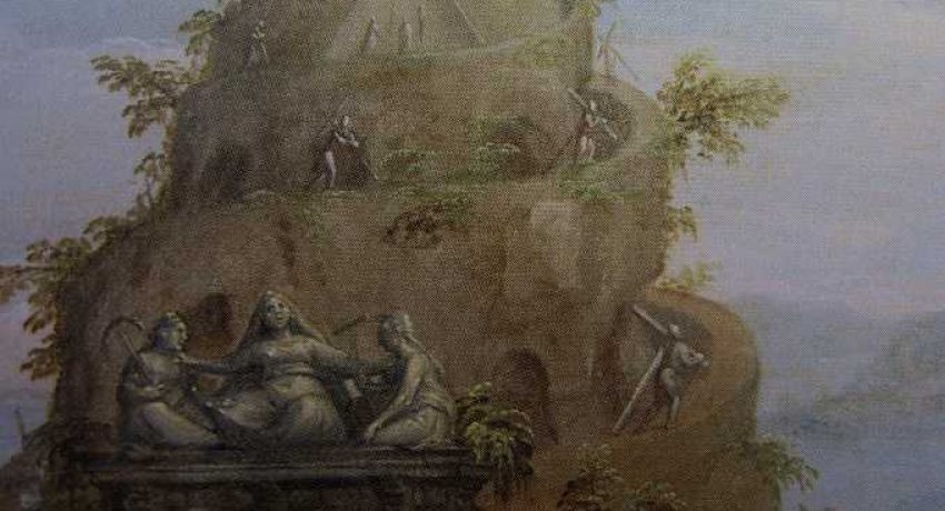 1580 um, Gillis Mostaert, Zweiwegebild © Museum Catharijneconvent, Utrecht, Niederlande 1580 um, Gillis Mostaert, Zweiwegebild © Museum Catharijneconvent, Utrecht, Niederlande