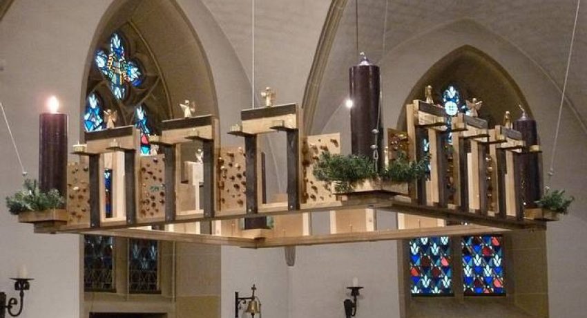 2011, Adventskranz, St. Josef, Münster, Münsterland, NRW, Hermann Kirchhoff © Jan Magunski 2011, Adventskranz, St. Josef, Münster, Münsterland, NRW, Hermann Kirchhoff © Jan Magunski